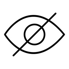 Hidden Eye Privacy Invisible Icon Secret Private View Confidential Data Protection Online Incognito Mode Anonymous Browse Unseen Information Restricted Access