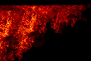 Fire explosion flammable car fire on street smoke, hot danger flame burning effect. Fire burn car accident disaster conflagration. Arson disaster burning fire flame high heat almost explode.