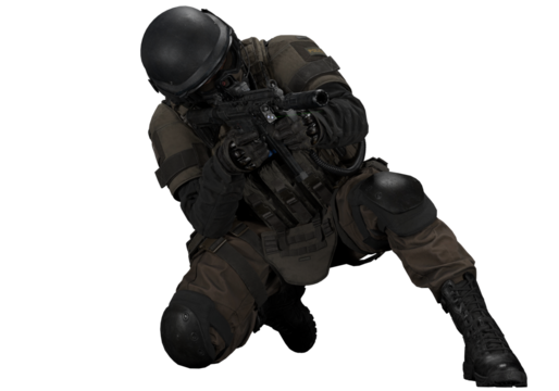 Swat police shoot down sit