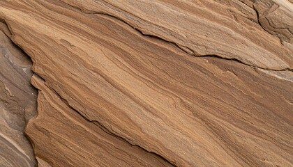 "Close-up of cracked brown rock texture with jagged edges and natural erosion patterns."