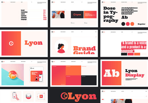Lyon Brand Guidelines With Color full Layout