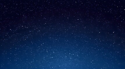 Fototapeta premium Shining Stars in Midnight Blue Sky – Generative AI