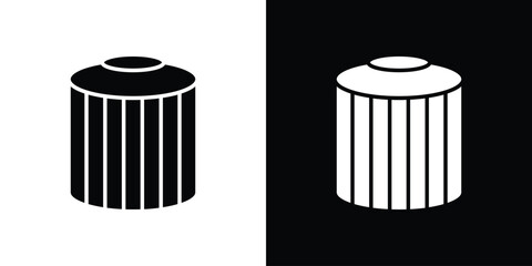 Air filter icon vector illustration glyph style designs for web.
