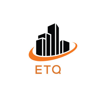 Modern Real Estate Building Logo with ETQ Letters &ndash; Urban Construction & Architecture Branding. ETQ Letter Logo.
