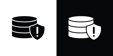 Data loss icon vector illustration glyph style designs for web.