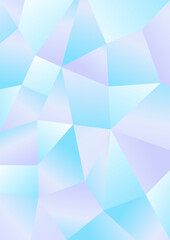 氷をイメージしたモザイク状の背景素材