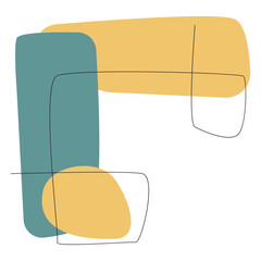 Abstract Modern Shape