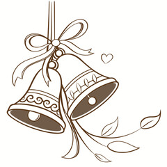 Wedding bells   AI Vector Love Symbol Design for Couples & Celebrations