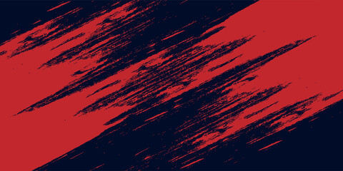 Red halftone dots blue color pattern gradient grunge texture background. Dot pop art comic sport style vector illustration. Eps10