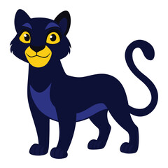 vector illustration of a cat