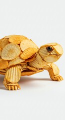 Fototapeta premium Potato Chip Turtle: A Crunchy Creation