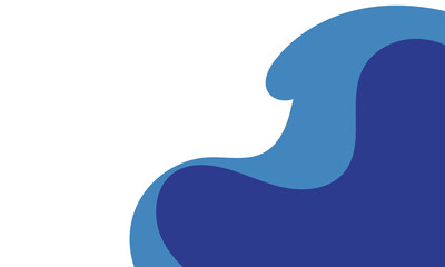 minimal blue wave background