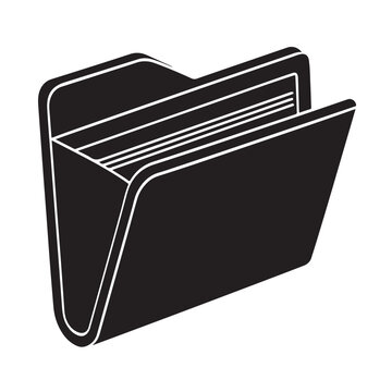 Flat File Folder Icon &ndash; Minimal Style