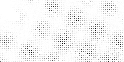 Modern halftone gradient texture. Vanishing polka dot background. Repeating dots gradation art abstract modern