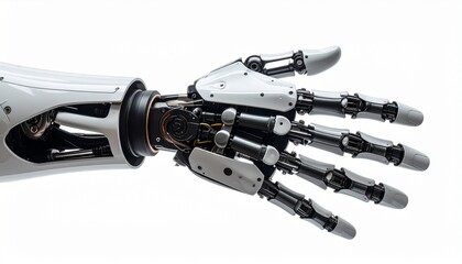 Futuristic Robotic Hand with Intricate Mechanical Details