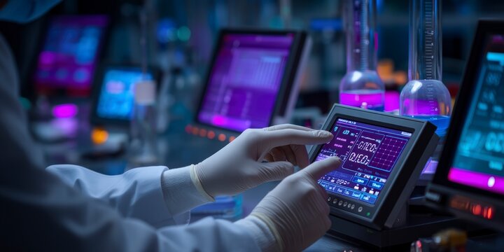 Modern Research Lab with Smart Interface