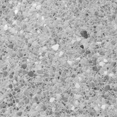 Abstract white and gray terrazzo flooring texture polished stone pattern old surface marble for background. Wall and floor luxury terrazzo texture gray and black of stone granite white background.