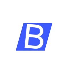 blue letter logo