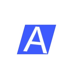 blue letter logo
