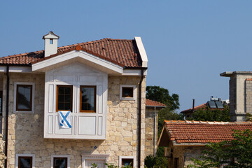 Traditional Stone House with Bay Window