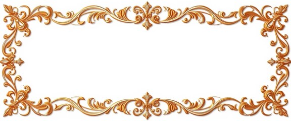 Elegant vintage ornament frame, ornate details perfect for wedding stationery,  border,  filigree