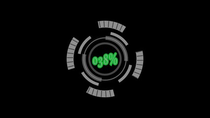 Technology background digital HUD background.Abstract blue technology background with circle. tech. Connection, data, processing, digital interface and global communication, digitally generated icon. - Powered by Adobe