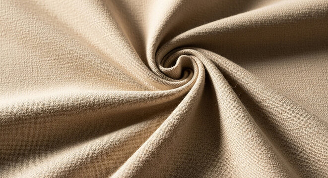 Textura de Tela de Algodón Natural en Color Ecru