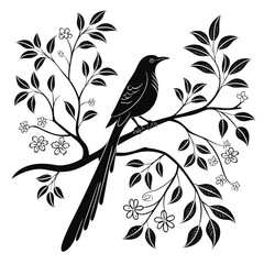 vector illustration of a bird