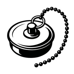 Classic Bathtub Drain Plug with Chain for Bathroom Fixtures