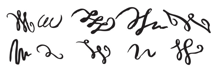Squiggle vector set