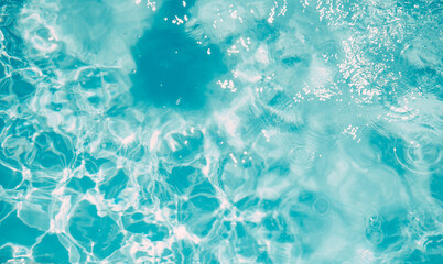 Swimming pool closeup background.