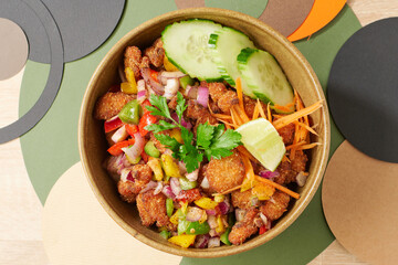 Salade thaïlandaise sel poivre