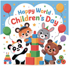 World Children's Day cartoon image 5.eps