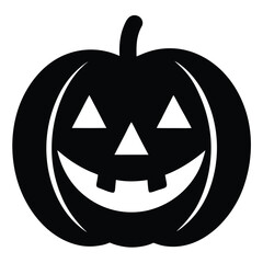 jack o  lantern smile vector icon