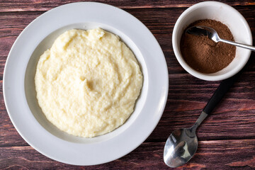 Semolina pudding