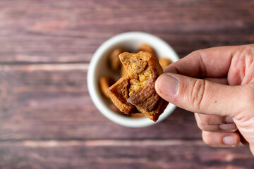 Hungarian pork cracklings