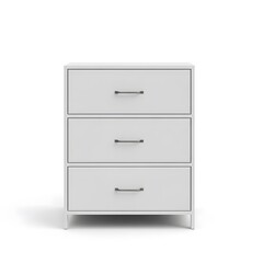 White Modern Drawer Unit