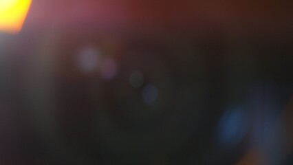 Abstract background of real lens flare for overlay or transition
