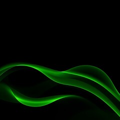 Organic green lines wallpaper
