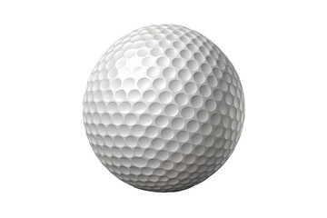 Golf ball isolated on transparent background PNG icon isolated with transparent background