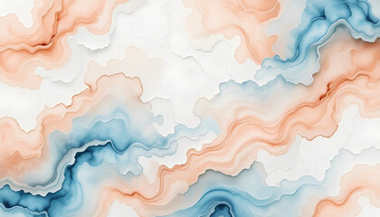 Obraz premium Abstract Pink and Blue Liquid Ink Splashes Background for Artistic, Creative Design, Beauty, and Dynamic Concepts