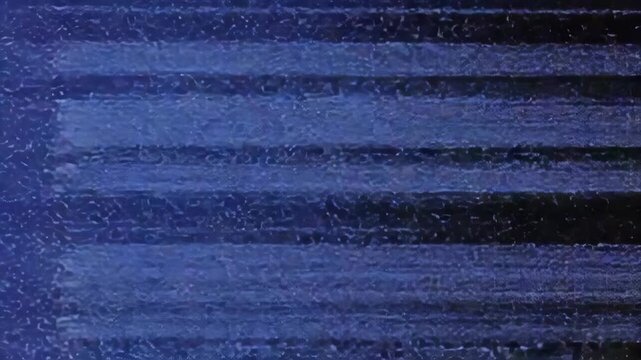 Creative digital glitch effect with pixelated noise and animation error in damaged video display