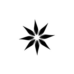 vector illustration of an abstract flower