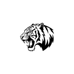 tiger head vector