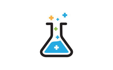 Health Medical Lab Logo template vector illustration design v1.2