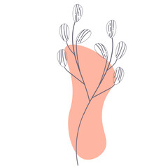 Floral Boho Abstract