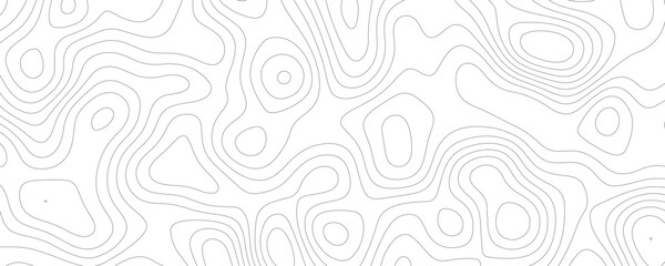 Black contour lines on white background topographic map pattern 2