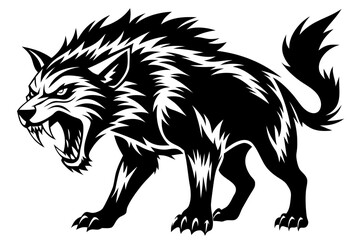 furious wild animal vector