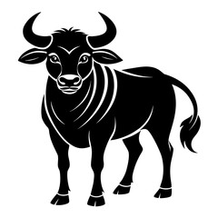 avan rhino black and white silhouette