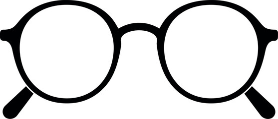 Retro round eyeglasses vintage style spectacles